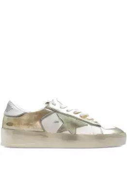 Кожаные кроссовки GOLDEN GOOSE, желтый