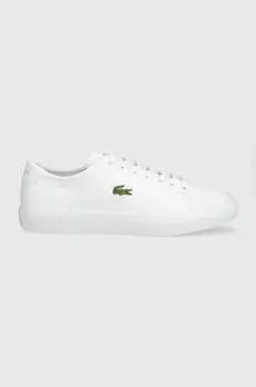 Кожаные кроссовки GRIPSHOT Lacoste, белый