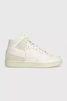 Кожаные кроссовки Guess, бежевый