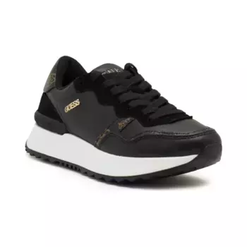 Кожаные кроссовки Guess, черный