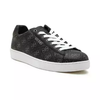 Кожаные кроссовки Guess, черный