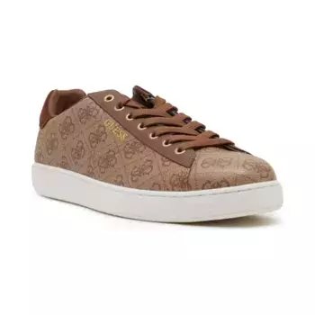 Кожаные кроссовки Guess, коричневый