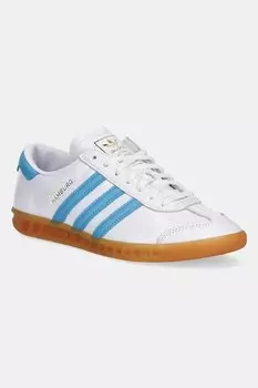 Кожаные кроссовки Hamburg W Adidas Originals, синий