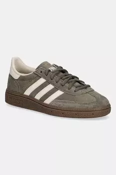Кожаные кроссовки Handball Spezial Adidas Originals, зеленый