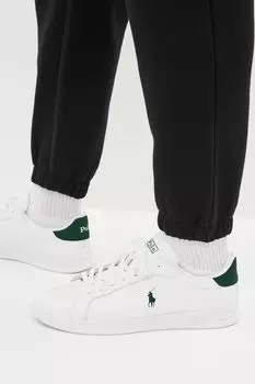 Кожаные кроссовки Heritage Court с логотипом Polo Ralph Lauren, белый