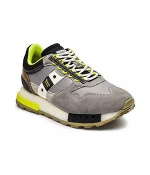 Кожаные кроссовки heron02 Blauer, серый