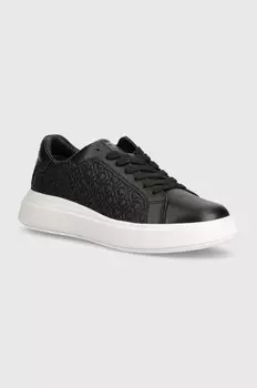 Кожаные кроссовки HM0HM01498 Calvin Klein, черный