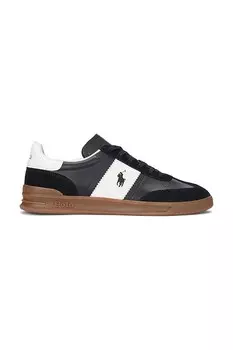 Кожаные кроссовки Hrt Aera Pp Polo Ralph Lauren, черный