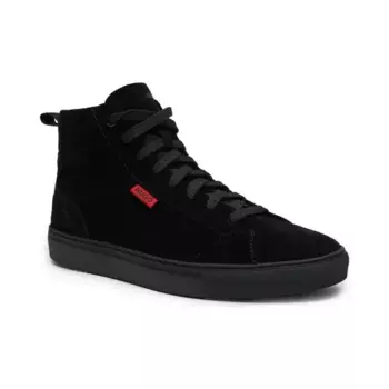 Кожаные кроссовки Hugo, черный