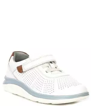 Кожаные кроссовки Johnston & Murphy для мальчиков Activate с U-образным горлом (для младенцев), белый