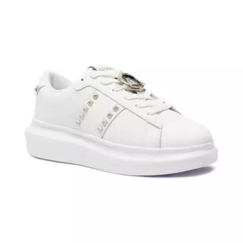 Кожаные кроссовки Just Cavalli, белый