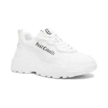 Кожаные кроссовки Just Cavalli, белый