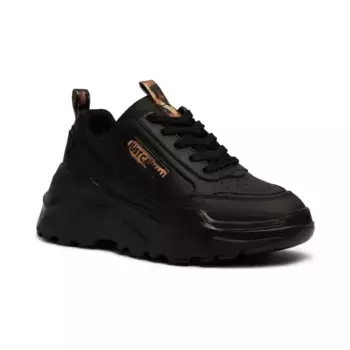 Кожаные кроссовки Just Cavalli, черный