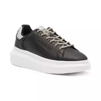 Кожаные кроссовки Just Cavalli, черный