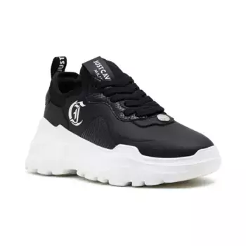 Кожаные кроссовки Just Cavalli, черный