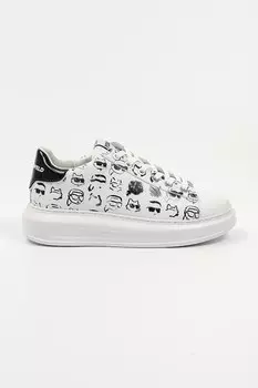 Кожаные кроссовки Kapri Karl Lagerfeld, белый