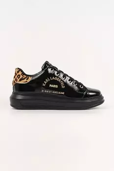 Кожаные кроссовки Kapri Karl Lagerfeld, черный