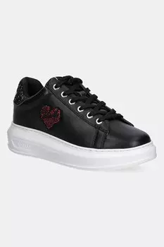 Кожаные кроссовки Kapri Karl Lagerfeld, черный