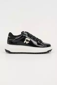 Кожаные кроссовки Kapri Lug Karl Lagerfeld, черный