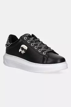 Кожаные кроссовки Kapri NFT Karl Lagerfeld, черный