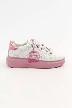 Кожаные кроссовки Kapri NFT Karl Lagerfeld, розовый