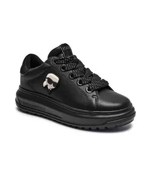 Кожаные кроссовки Karl Lagerfeld, черный