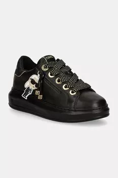 Кожаные кроссовки Karl Lagerfeld KAPRI, черный
