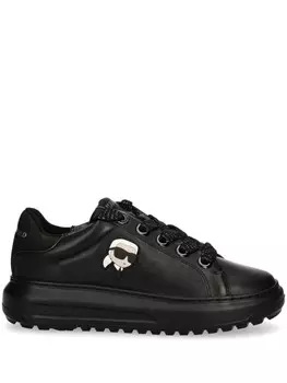 Кожаные кроссовки Karl Lagerfeld Kapri Karl NFT, черный