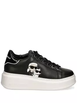 Кожаные кроссовки Karl Lagerfeld Kapri Twin, черный
