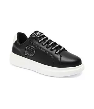 Кожаные кроссовки Karl Lagerfeld Kids, черный