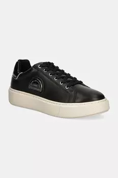 Кожаные кроссовки Karl Lagerfeld MAXI KUP, черный