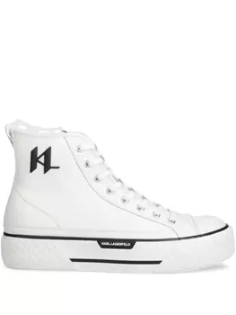 Кожаные кроссовки Карла Лагерфельда Karl Lagerfeld, белый