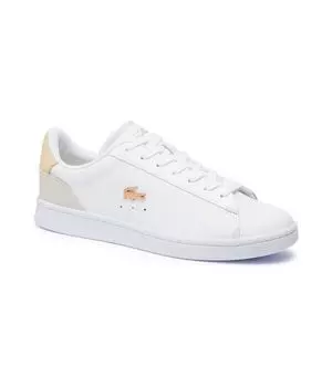Кожаные кроссовки карнаби Lacoste, белый