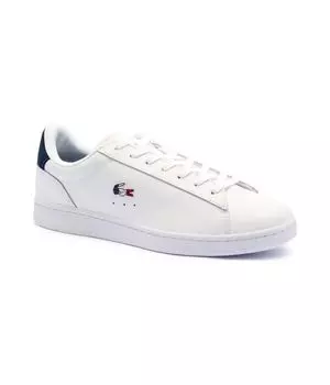 Кожаные кроссовки карнаби Lacoste, белый