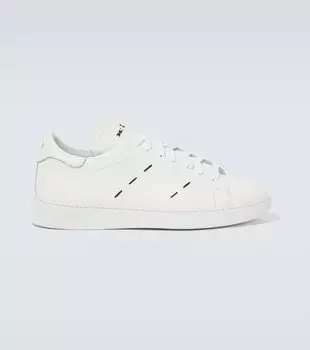 Кожаные кроссовки Kiton, белый