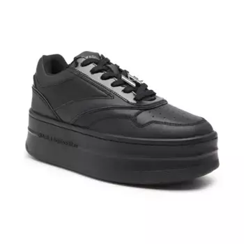 Кожаные кроссовки Kobo III Karl Lagerfeld, черный