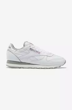Кожаные кроссовки Кожа Reebok Classic, белый