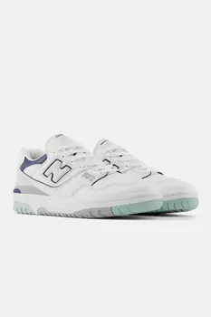 Кожаные кроссовки Кожаные белые спортивные кроссовки New Balance, белый