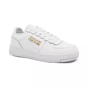 Кожаные кроссовки кроссовки Versace, белый