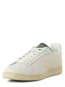 Кожаные кроссовки Lacoste, экрю
