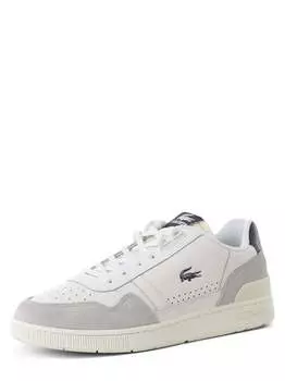 Кожаные кроссовки Lacoste, серый