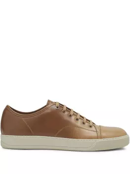 Кожаные кроссовки Lanvin, коричневый