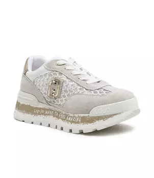 Кожаные кроссовки Liu Jo AMAZING 23, серый