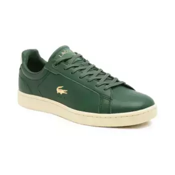 Кожаные кроссовки-лодочки Lacoste, зеленый