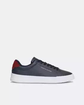 Кожаные кроссовки-лодочки Tommy Hilfiger, темно-синий