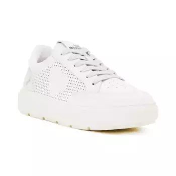 Кожаные кроссовки Love Moschino, экрю