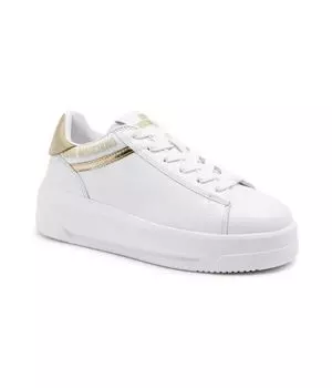 Кожаные кроссовки Love Moschino, белый