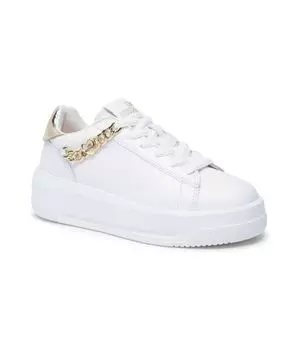 Кожаные кроссовки Love Moschino, белый