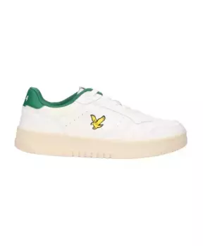 Кожаные кроссовки Lyle & Scott, белый