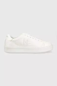 Кожаные кроссовки MAXI КУПИТЬ Karl Lagerfeld, белый